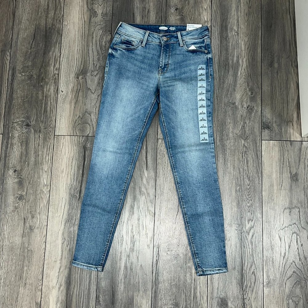 Old Navy Light Blue Rockstar Super Skinny Jeans